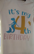 Personalised age birthday t shirt