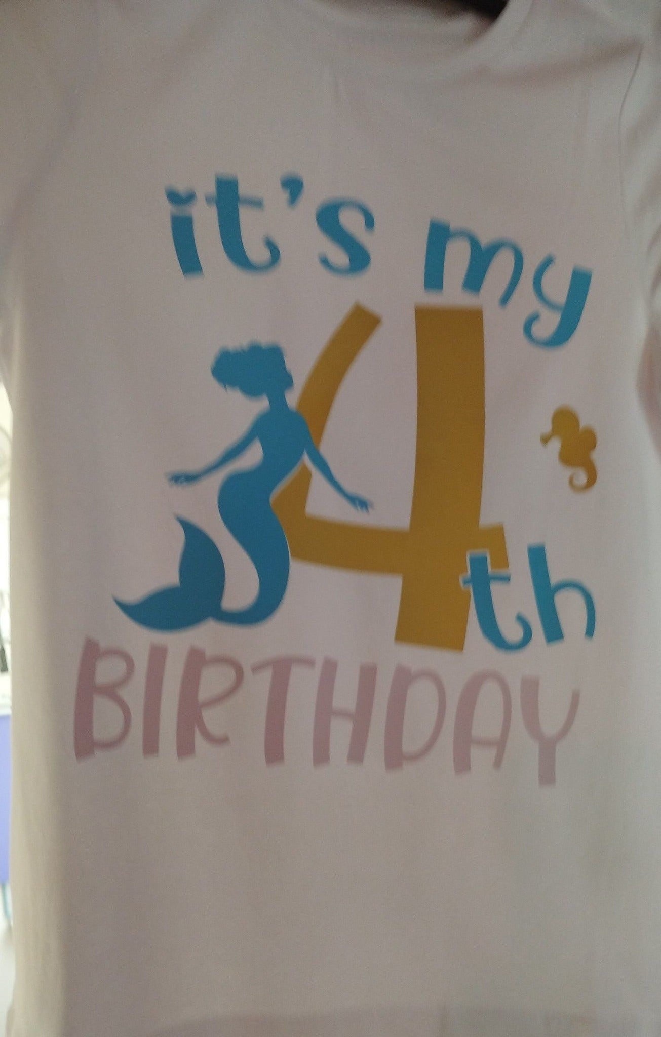 Personalised age birthday t shirt