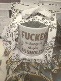Humorous ceramic gift boxed 11oz mug for boss